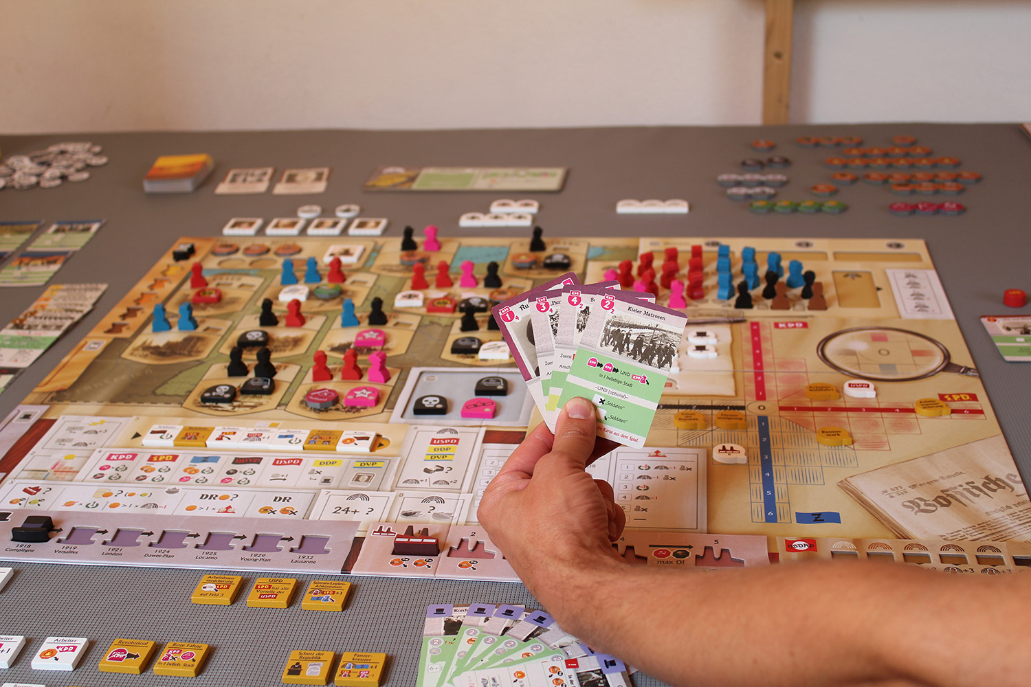Beim Gesellschaftsspiel 